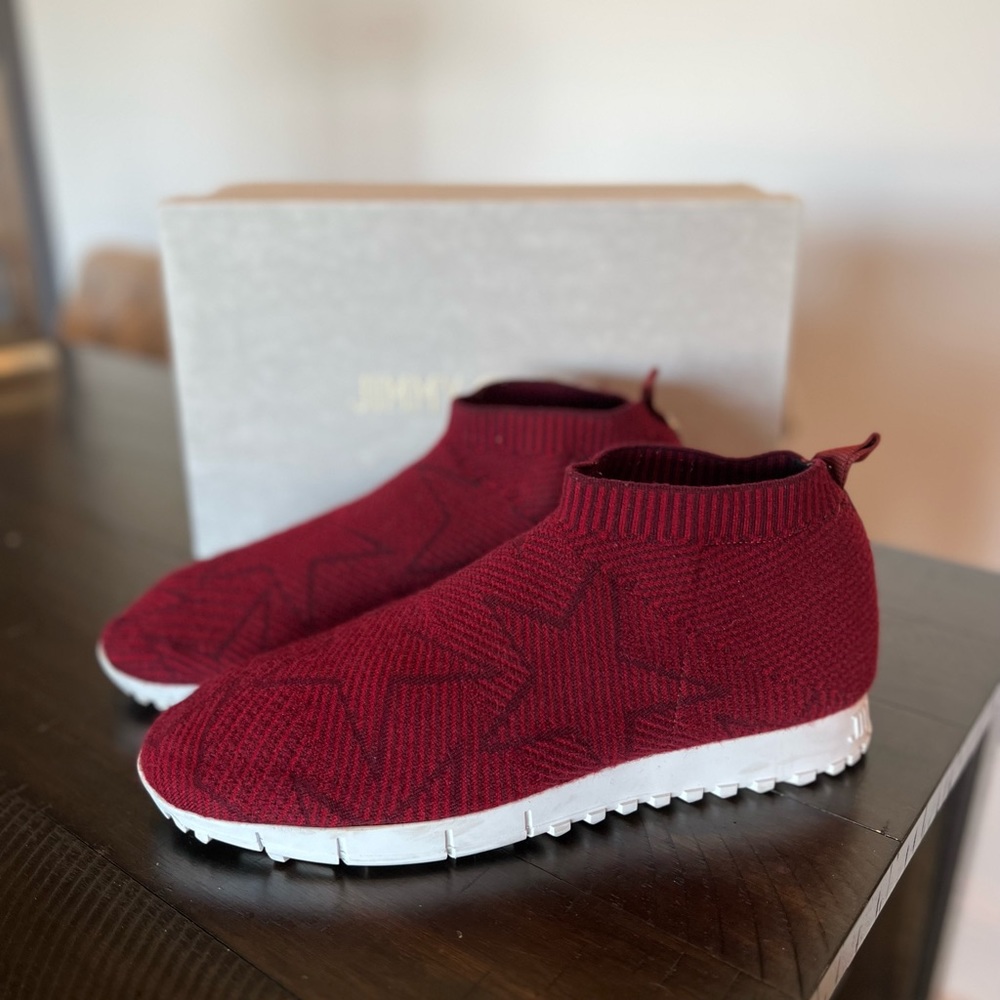 Jimmy Choo Norway - Bordeaux knit